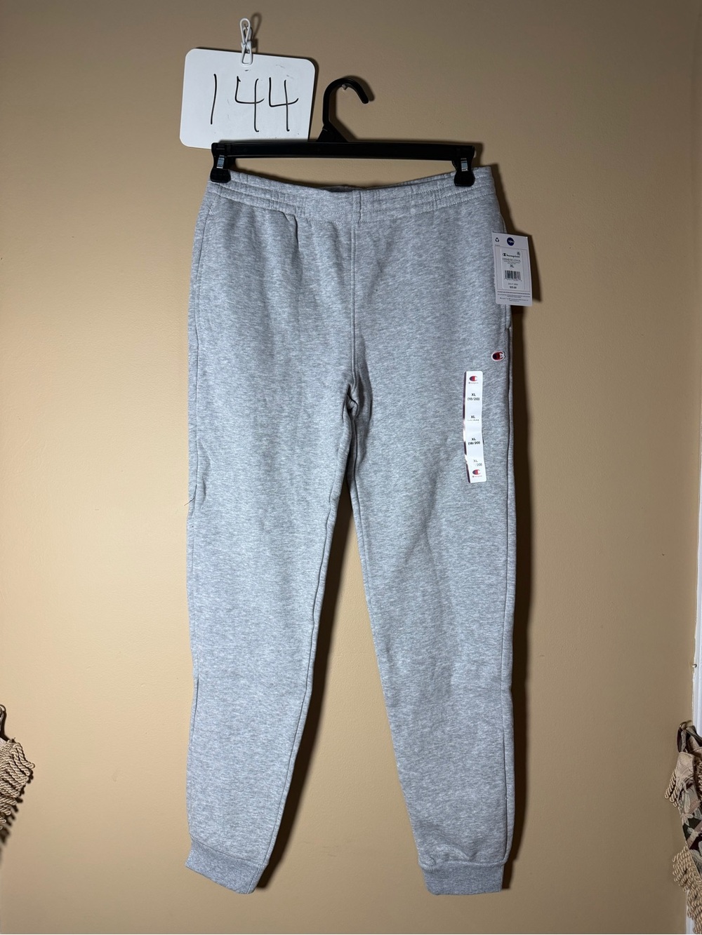 Champion Light Gray Kids Jogger Sweatpants Sz XL (18-20)